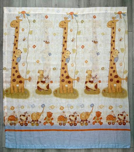 Zvieratkovská záclona 3x1,6, 