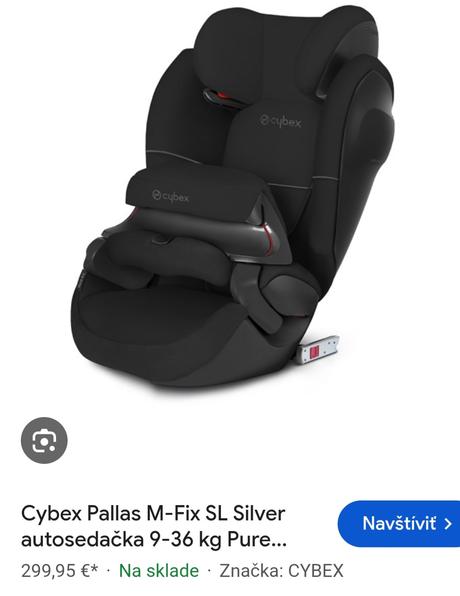 Autosedačka cybex, cybex