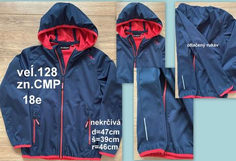 Detská softshellová bunda veľ.128, zn.cmp, cmp,128