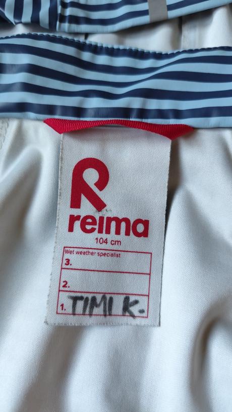 Reima kabátik do dazda, reima,110