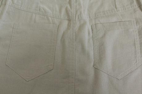 Tehotenská sukňa ľanová zn. mutti, nenosená, s