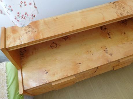 Čerešňové drevo retro komoda 4 šuplíková,, 