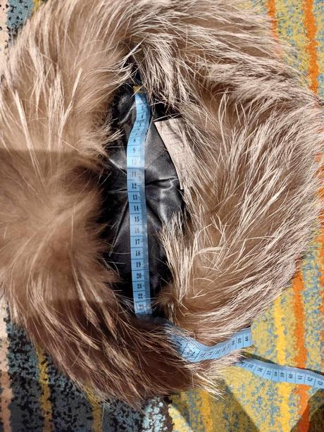 Kožušinová čiapka - strieborná líška, 54