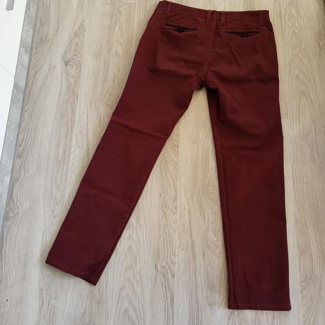 36/32 bordové pánske nohavice, 36