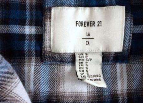 Forever 21 károvaná košeľa vel.s, s