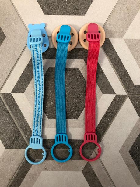 Klipy/snurky na cumlik, suavinex