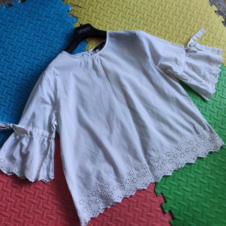 Krásna s čipkou snehovobiela, primark,44