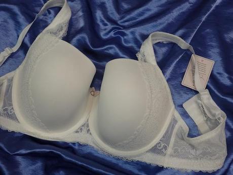 Luxusná biela podprsenka, 100d