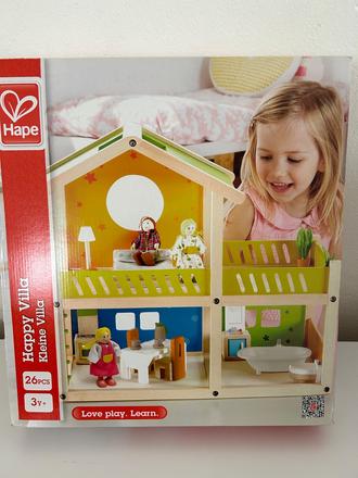 Hape novy drenený domček villa happy,