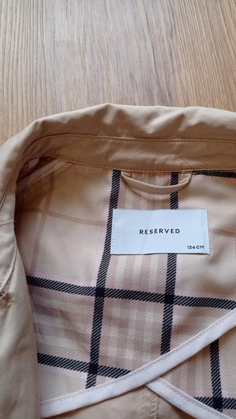 Dievčenský trenčkot 134, top, reserved,140