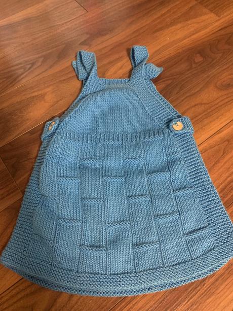 Krásne strikovane šaty 98/104, 98