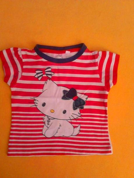Tričko s mačičkou hello kitty, 92