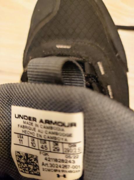 Topánky under armour, under armour,45