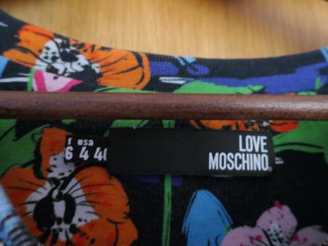 Love moschino ikon damske letne top saticky m/l, moschino,m