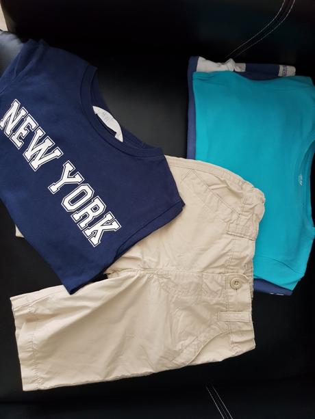 2x tricko h&m+ kratasky+mikina, 86–98
