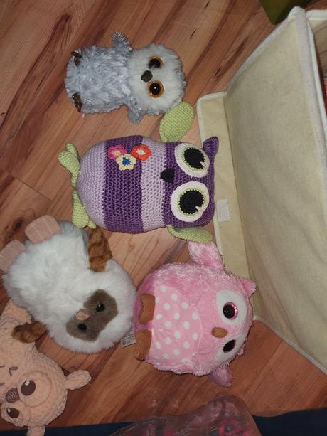 Veľké plyšové sovy zbierka, 