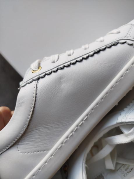 Shapen barefoot tenisky feelin chic white leather, 38