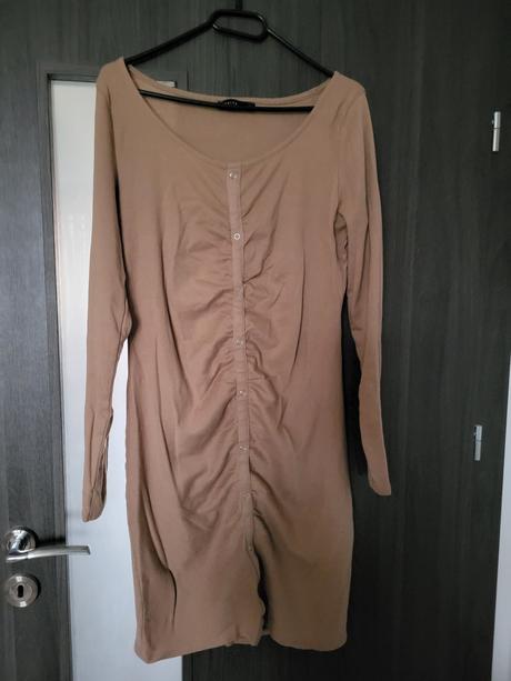 Hnedé šaty mohito l, mohito,l