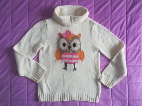 Svetrík so sovou, c&a,122