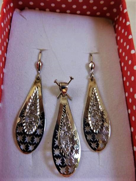 Strieborný set 3 ks, 