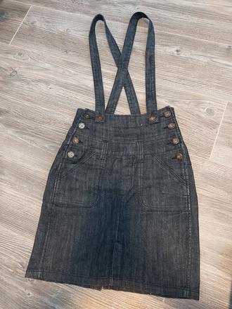 Sukňa na traky, denim,36