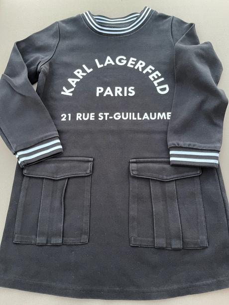 Karl lagerfeld mikinové šaty, 110