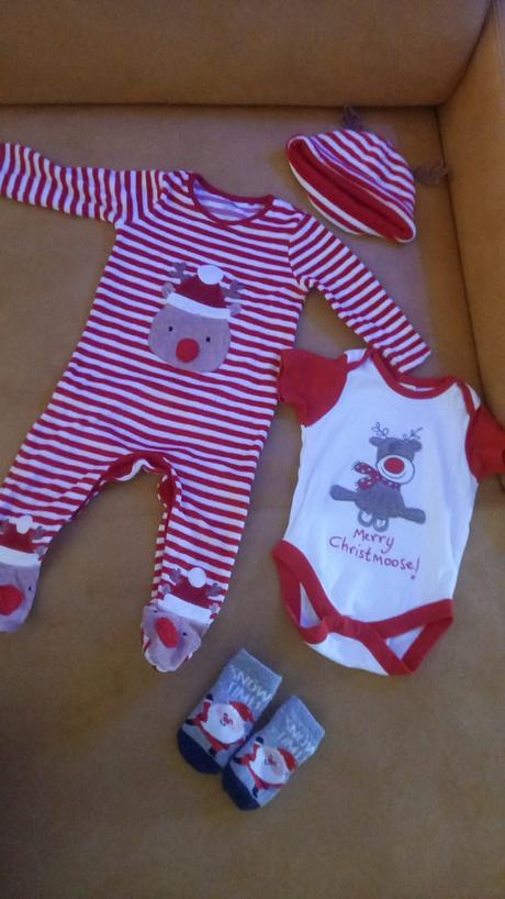 Mix vianočného oblečenia vel 74, 74