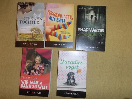 5 x  nemecký román/thriller, 