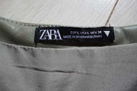 Koženkový kabát zara, zara,l