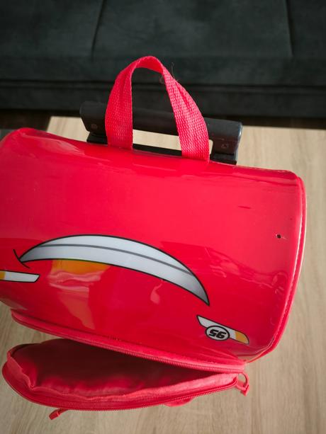 Detský cestovný kufor mcqueen na kolieskach, 