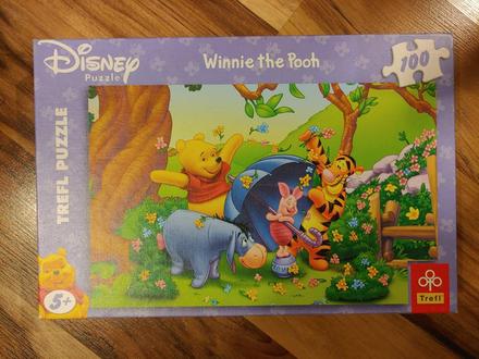 Puzzle 100ks - macko pu, 