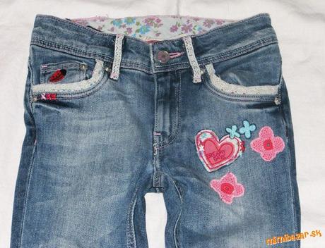 Rifle s výšivkou, h&m,116