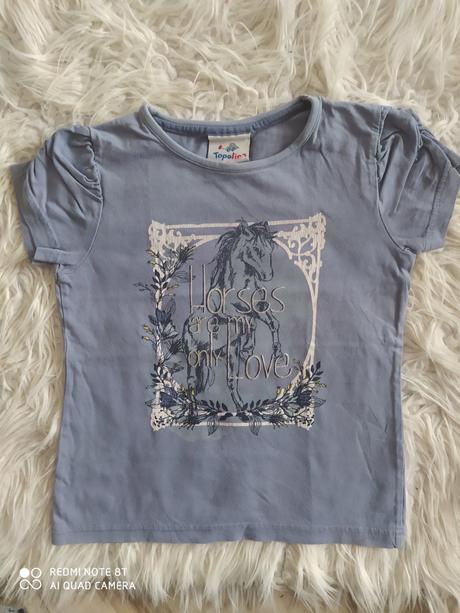 Dievčenské tričko, topolino,116