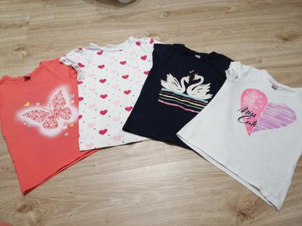 Balík dievčenské tričká 98, 86–98