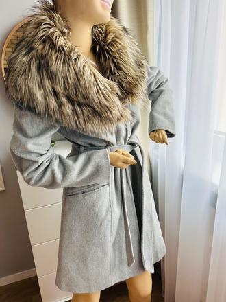 Kabát s vlnou a kožušinou orsay, orsay,36