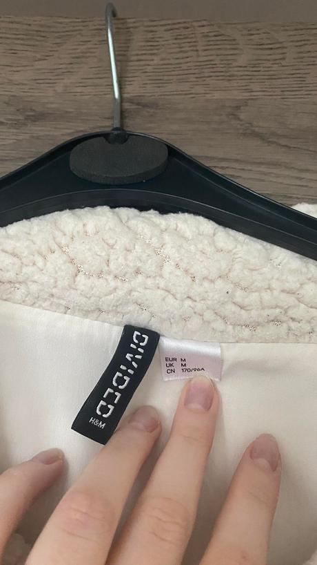 Chlpatá mikina ,bunda - s, h&m,s