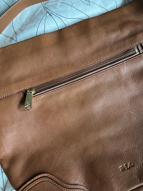 Kabelka ralph lauren kožená, ralph lauren