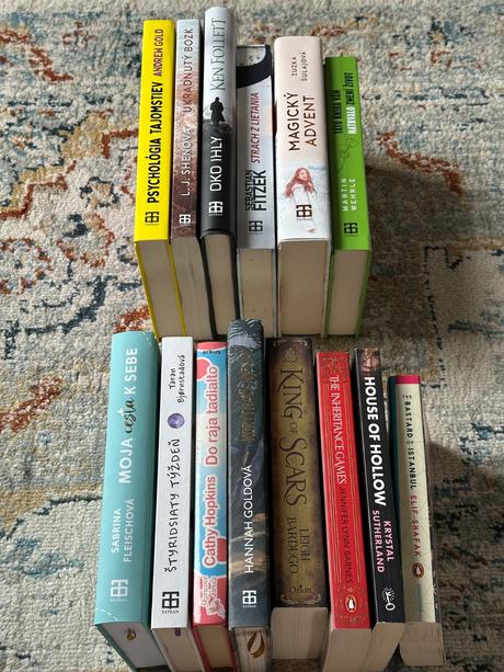 Knihy - beletria, literatúra faktu (sk, eng),
