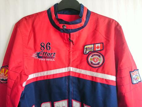 Prechodná červeno modrá bunda, skyblue, 164