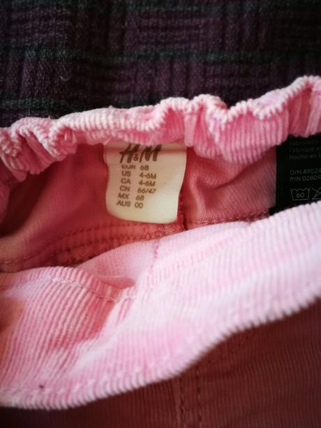 Nohavice, h&m,68