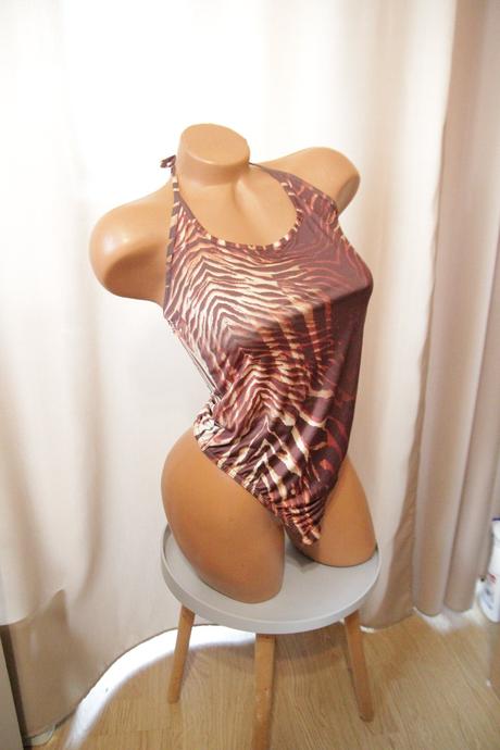 Hnedý body top m, m