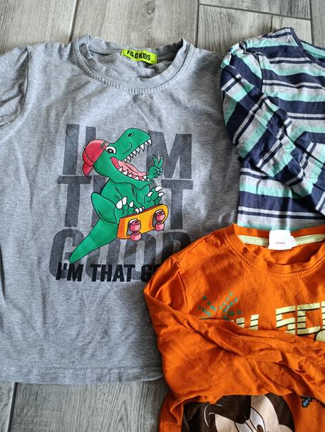 4x tričko do škôlky -116, 116