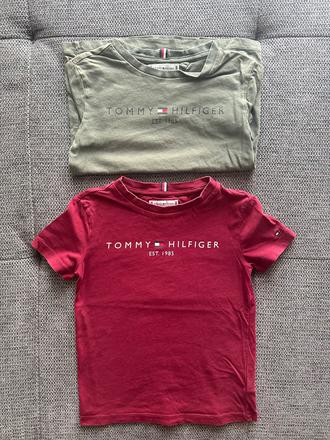 Tommy hilfiger tričko s krátkym rukávom, veľkosť 1, tommy hilfiger,128