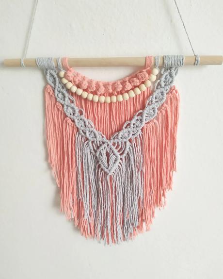 Macrame závesná dekorácia, 