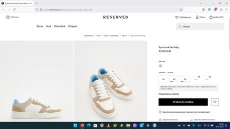 Tenisky house, reserved, cropp, hm, starter, reserved,42