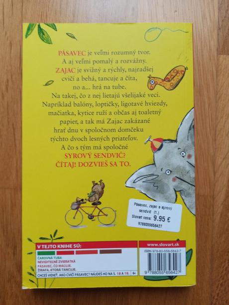 Kniha pásavec zajac a syrový sendvič, 