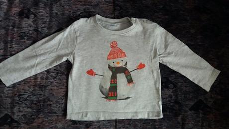 Tričko so snehuliakom, f&f,86