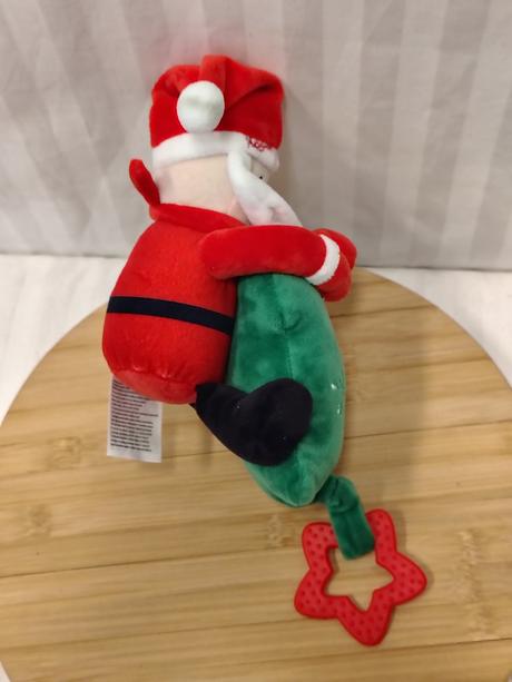 Hrajúci plyšový santa claus stromček hryzátk pepco,
