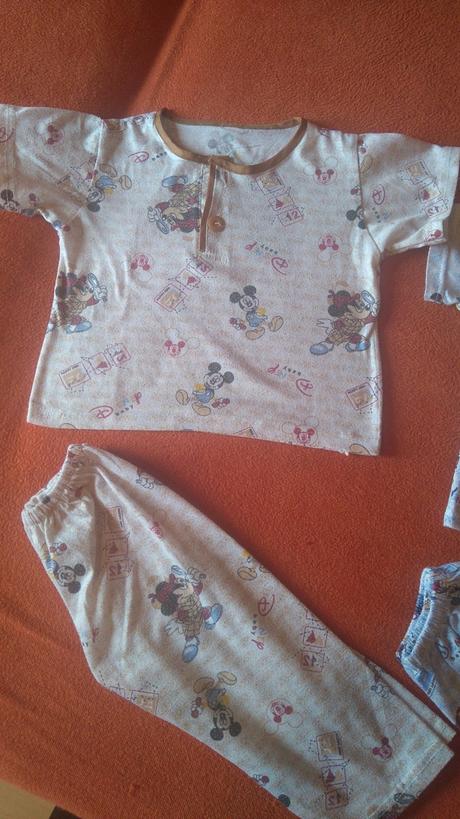 2x letné pyžamko na 1-2 roky, disney,86