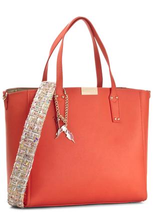 Oranžová kabelka zn. trussardi jeans originál, trussardi